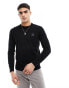 Фото #1 товара BOSS Orange kanovano kniited jumper in black