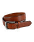 Фото #1 товара Men's Caelen Plaid Embossed Leather Belt