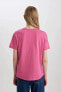 Фото #13 товара Kadın T-shirt W9584az/pn43 Pink