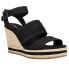 Фото #2 товара TOMS Madelyn Espadrille Wedge Womens Black Casual Sandals 10019712T