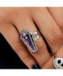 ფოტო #3 პროდუქტის The Nightmare Before Christmas Womens Jack Skellington Coffin-Shaped Ring - Size 7