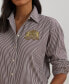 Women's Relaxed-Fit Striped Broadcloth Shirt