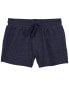 Фото #8 товара Toddler Knit Denim Pull-On French Terry Shorts 3T