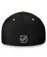 Men's Black, Gold Pittsburgh Penguins Authentic Pro Rink Two-Tone Flex Hat