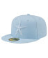 Фото #1 товара Men's Light Blue Dallas Cowboys Color Pack 59Fifty Fitted Hat