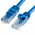 Фото #1 товара Жесткий сетевой кабель UTP кат. 6 Equip 625437 Синий 50 cm 0,5 m