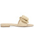 Фото #2 товара Avrena Woven Bow Slide Flat Sandals