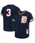 Фото #2 товара Футболка Mitchell & Ness мужская Detroit Tigers 1984 Authentic Cooperstown Collection Mesh Batting Practice Jersey