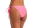 Ramy Brook Womens Paula Side Tie Bikini Bottom Swimwwear Pink size L 303935
