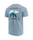 Фото #2 товара Men's Blue Oklahoma Sooners State Scenery Comfort Colors T-shirt