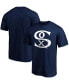 ფოტო #1 პროდუქტის Men's Navy Chicago White Sox Huntington T-shirt