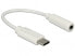Фото #1 товара DeLOCK 65913 аудио кабель 0,14 m 3,5 мм USB Белый