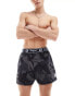 Aape By A Bathing Ape camo print boxer short in black