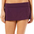 Bleu Rod Beattie Women's 173114 Skirted Hipster Bikini Bottom Purple Size 6