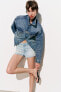 Trf oversize denim jacket