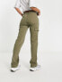 Фото #3 товара ASOS DESIGN slim cargo trouser in khaki