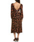 Фото #2 товара Платье Dress Forum Chocolat Midi с завязкой сзади в тонкие слои