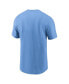 Men's Light Blue Tampa Bay Rays Team Swoosh Lockup T-shirt