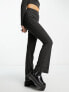 Фото #1 товара Noisy May flare trousers co-ord in dark grey marl