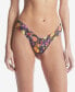 Фото #1 товара Low-Rise Printed Lace Thong