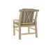 Садовое кресло DKD Home Decor Натуральный Светло-серый Тик 65 x 80 x 92 cm