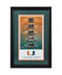 Фото #1 товара Miami Hurricanes Framed 10" x 18" 5-Time National Champions Legacy Print
