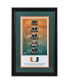 Miami Hurricanes Framed 10" x 18" 5-Time National Champions Legacy Print