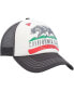 ფოტო #4 პროდუქტის Women's White, Charcoal Pitstop Trucker Snapback Hat