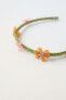 BEADED FLORAL HEADBAND