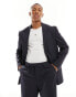 Фото #1 товара Selected Homme oversized suit jacket in navy