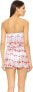 Фото #3 товара MILLY 262944 Women's Flamingo Print Rimini Romper Multi Swim Cover Up Size M