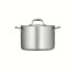 Фото #2 товара Gourmet Tri-Ply Clad 8 Qt Covered Stock Pot
