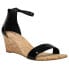 Фото #2 товара VANELi Monir Wedge Womens Black Casual Sandals 308155