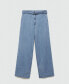 ფოტო #5 პროდუქტის Women's Belt Flowy Pants