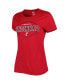 Women's Red, Black Cincinnati Bearcats Badge T-shirt and Flannel Pants Sleep Set