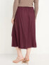 Фото #6 товара Smocked-Waist Midi Skirt