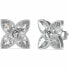 Delicate steel earrings with clear zircons Studs Party JUBE02150JWRHT/U