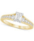 ფოტო #1 პროდუქტის Diamond Emerald-Cut Engagement Ring (1 ct. t.w.) in 14k Gold