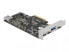 Фото #5 товара Delock 90060 - PCIe - USB 3.2 Gen 2 (3.1 Gen 2) - Low-profile - PCI 3.0 - SATA 15-pin - 10 Gbit/s