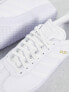 adidas Originals Gazelle trainers in triple white