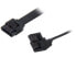 Фото #1 товара Nippon Labs SATA3L0.8FT-90/180BK 9.6" SATA III Male to Male Latching Cable(Flat