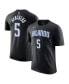 Фото #1 товара Men's Paolo Banchero Black Orlando Magic Icon 2022/23 Name and Number T-shirt