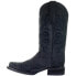 Фото #4 товара Corral Boots All Black TooledInlay Square Toe Cowboy Womens Black Casual Boots