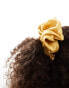 Фото #3 товара DesignB London maxi satin scrunchie in butter yellow