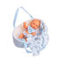 BERJUAN Smile Blue Basket Baby Doll