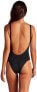 Фото #2 товара Vitamin A Women's 181781 High Leg Over The Shoulder One Piece Swimsuit Size XS