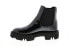 Фото #5 товара Aquatalia Haylie Patent 34L3694-BLK Womens Black Leather Slip On Chelsea Boots 6