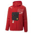 Фото #2 товара Puma Sf Statement Shell Full Zip Hooded Jacket Mens Red Coats Jackets Outerwear