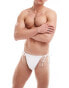 Фото #3 товара ASOS DESIGN swim brief with tie sides in white