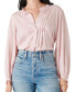Фото #1 товара Топ с кнопками Lucky Brand Button Front Clip Dot Burnished Lilac S